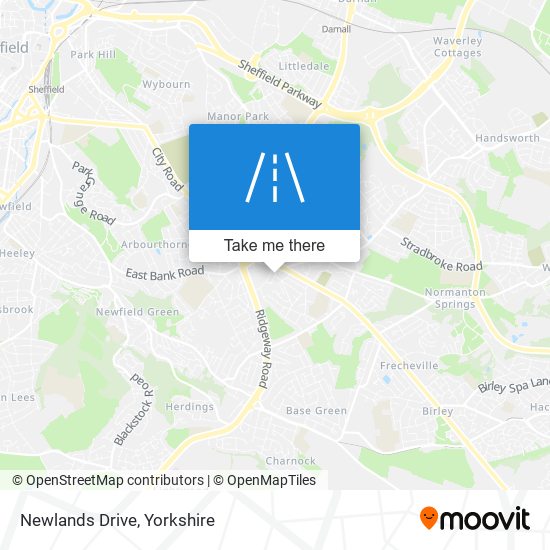 Newlands Drive map