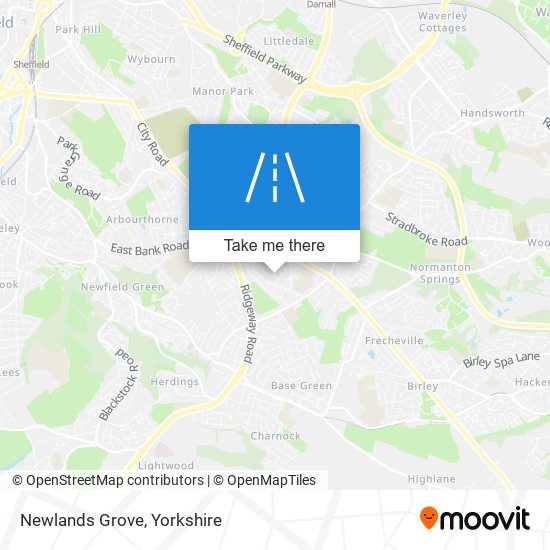 Newlands Grove map