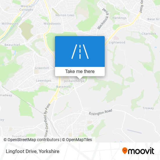 Lingfoot Drive map