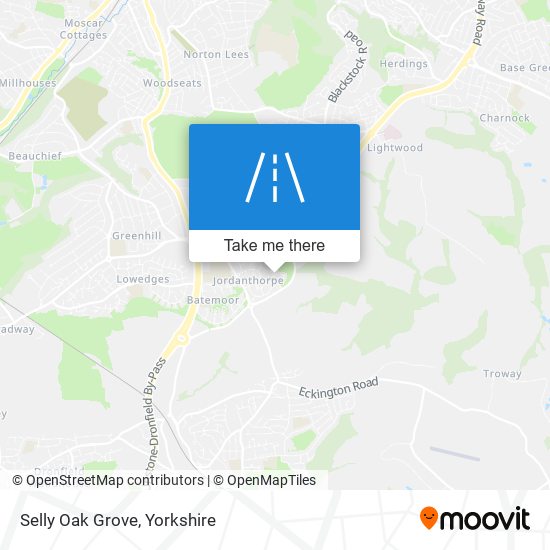 Selly Oak Grove map