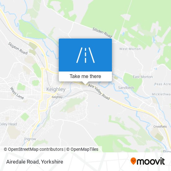 Airedale Road map