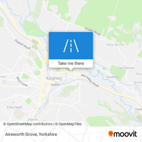 Aireworth Grove map