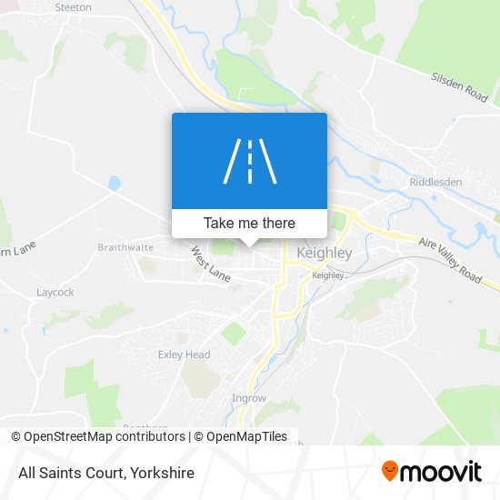 All Saints Court map