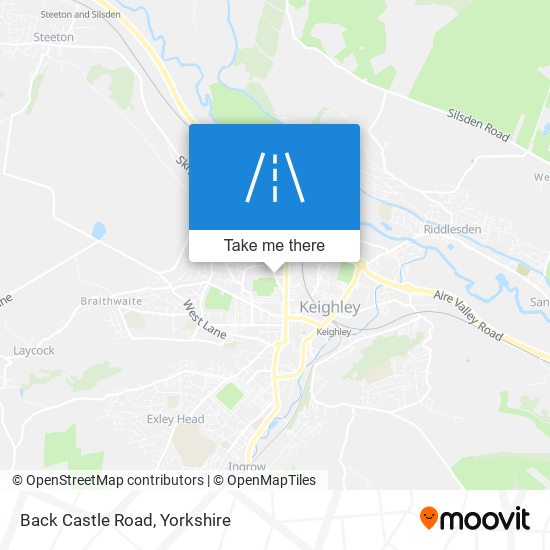 Back Castle Road map