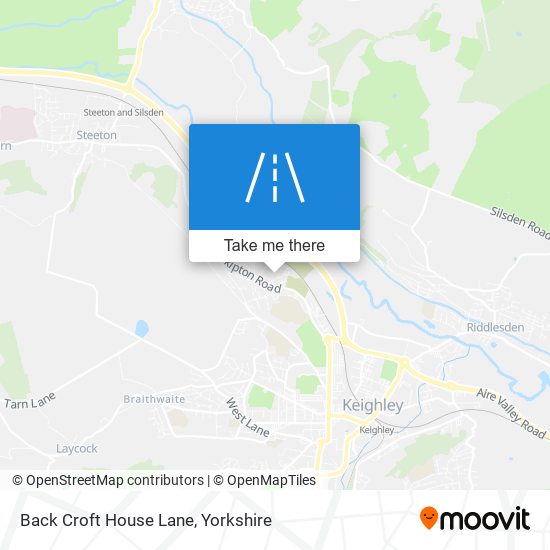 Back Croft House Lane map