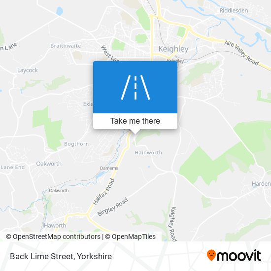 Back Lime Street map