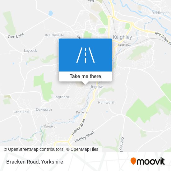 Bracken Road map