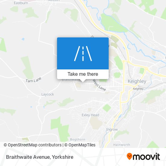Braithwaite Avenue map