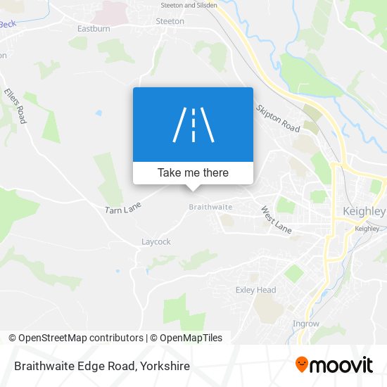 Braithwaite Edge Road map