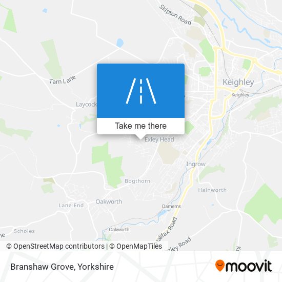 Branshaw Grove map