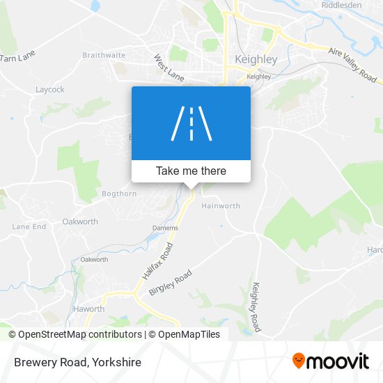 Brewery Road map