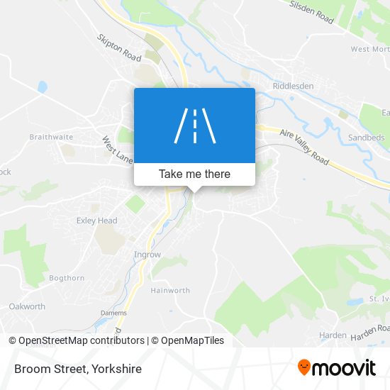 Broom Street map