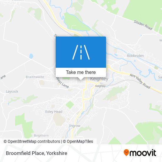 Broomfield Place map