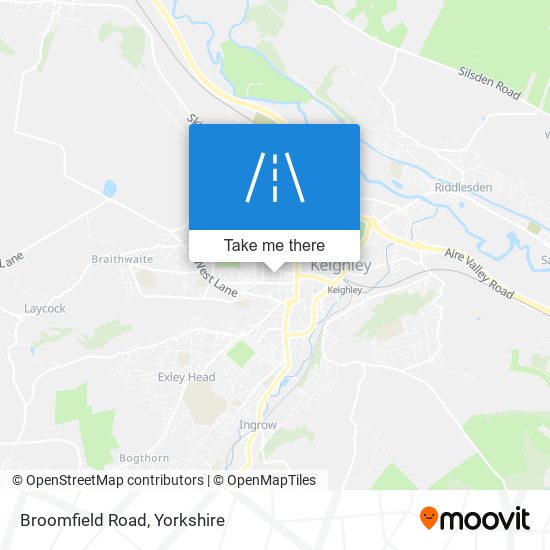 Broomfield Road map