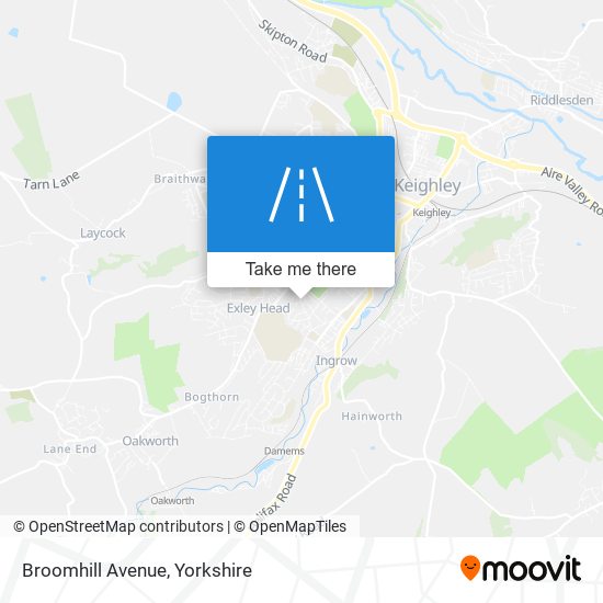 Broomhill Avenue map