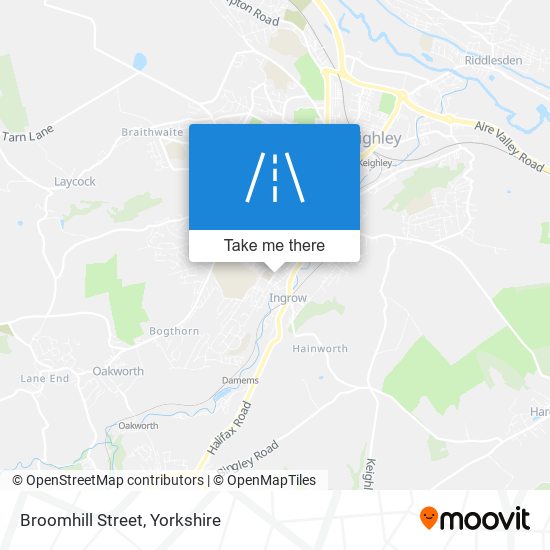Broomhill Street map