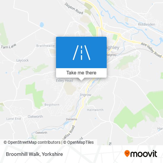 Broomhill Walk map