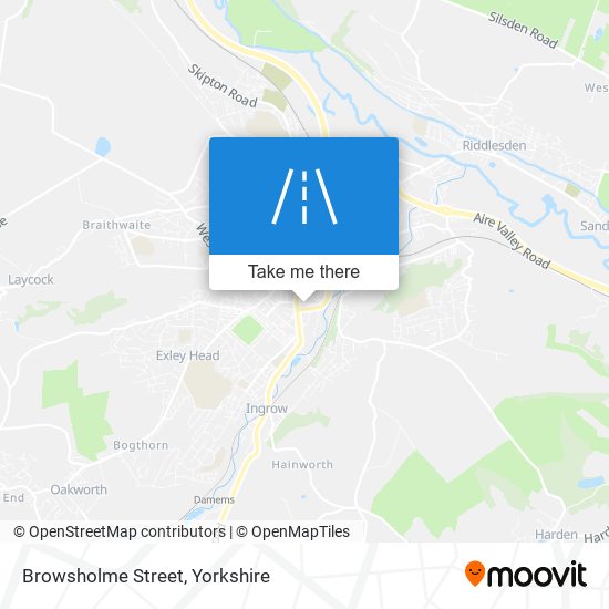 Browsholme Street map