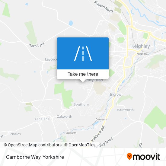 Camborne Way map