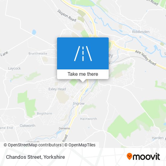 Chandos Street map