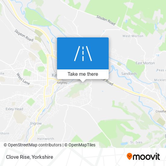 Clove Rise map