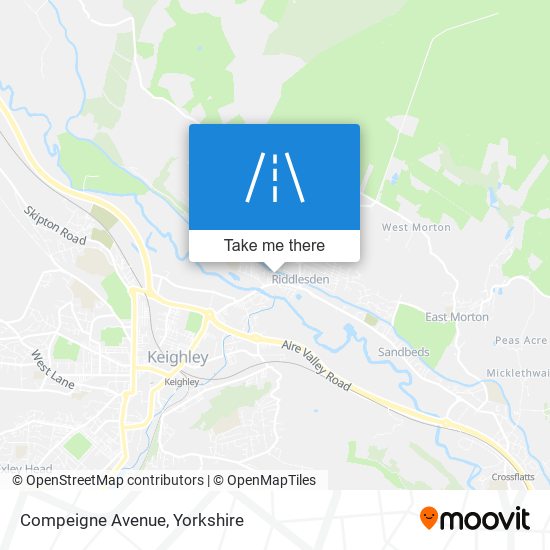 Compeigne Avenue map