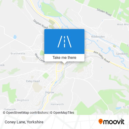 Coney Lane map