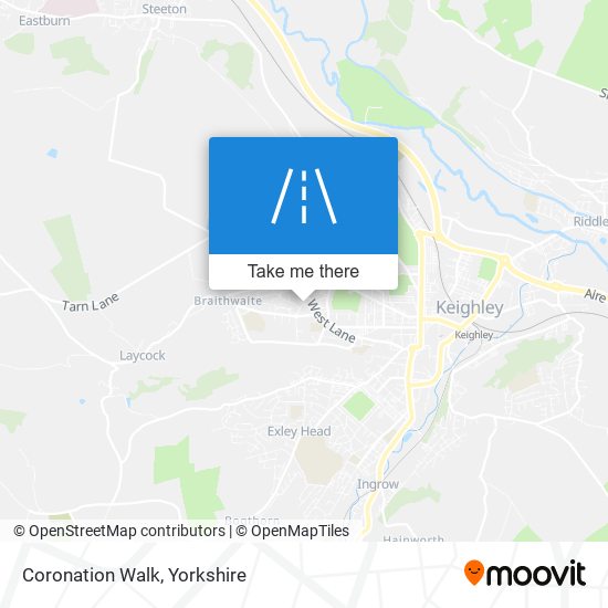 Coronation Walk map