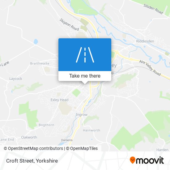 Croft Street map