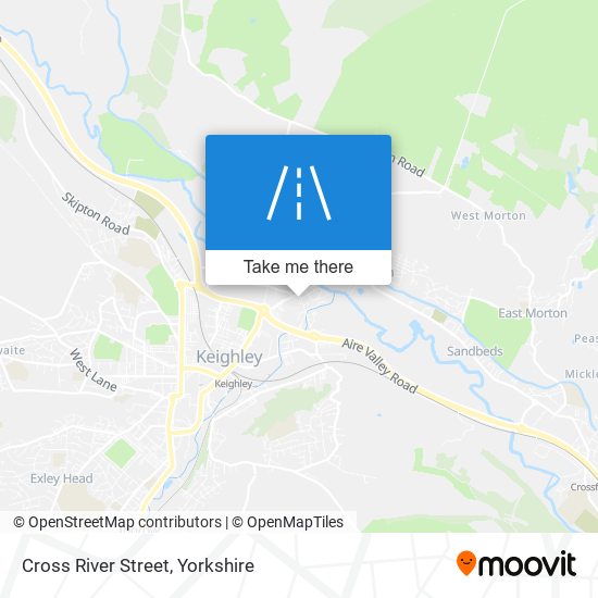 Cross River Street map