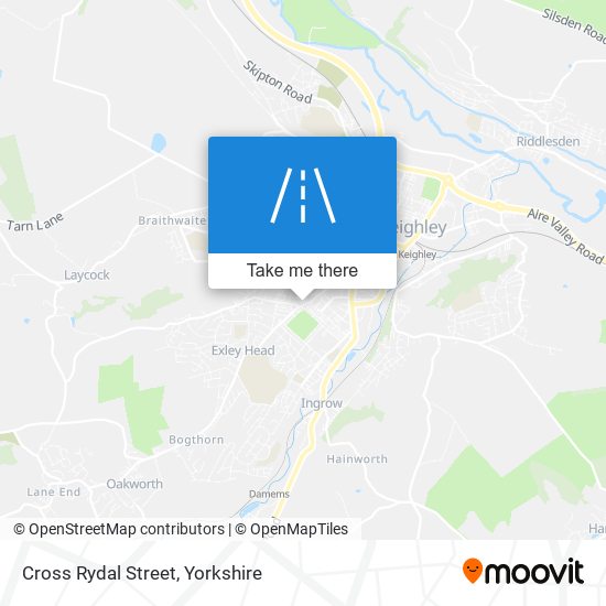 Cross Rydal Street map