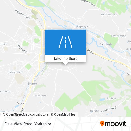 Dale View Road map