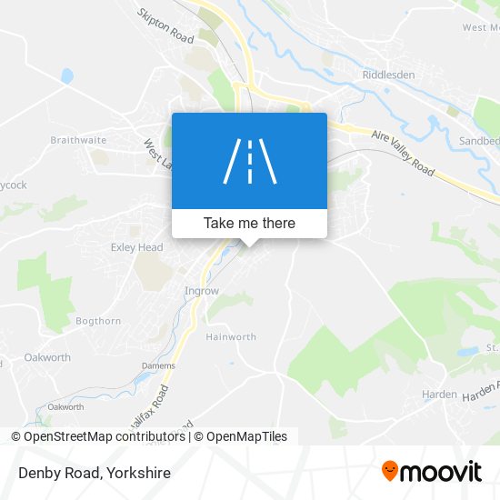 Denby Road map