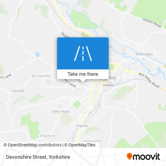 Devonshire Street map