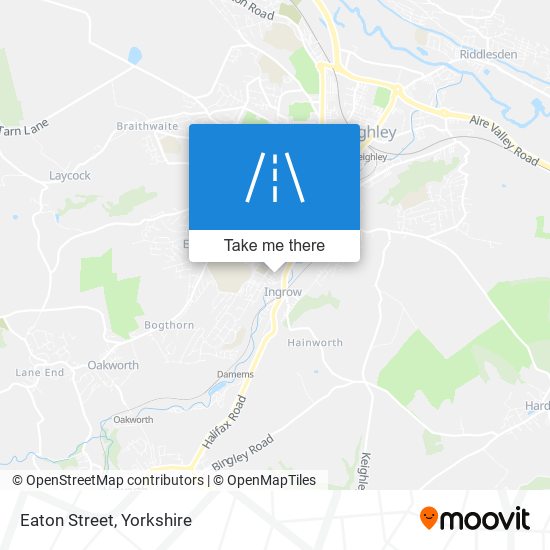 Eaton Street map