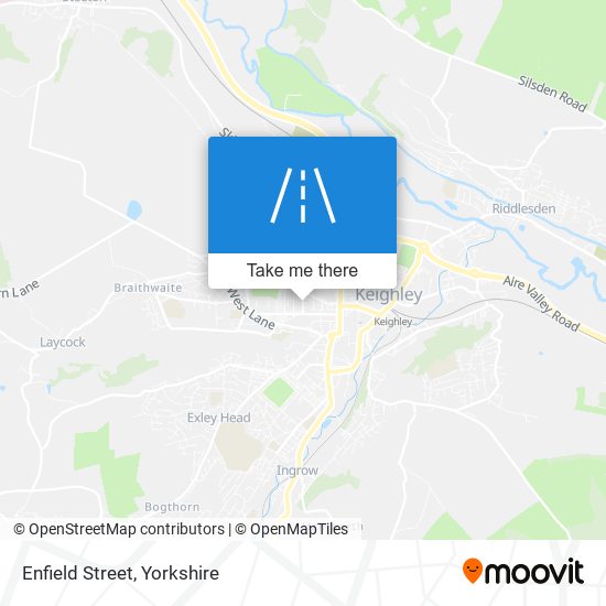 Enfield Street map