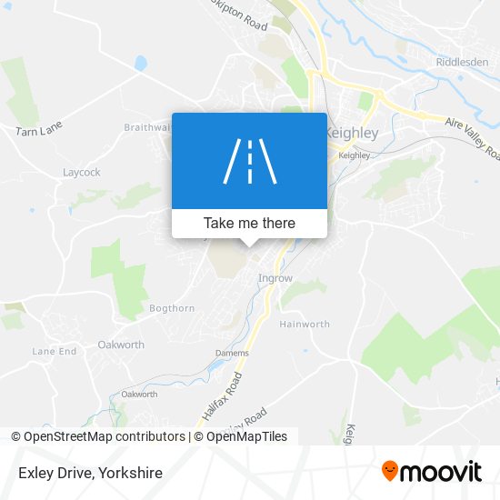Exley Drive map
