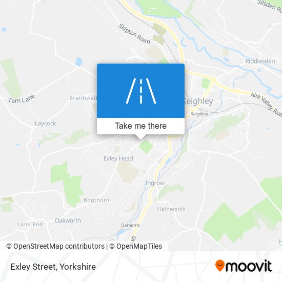 Exley Street map