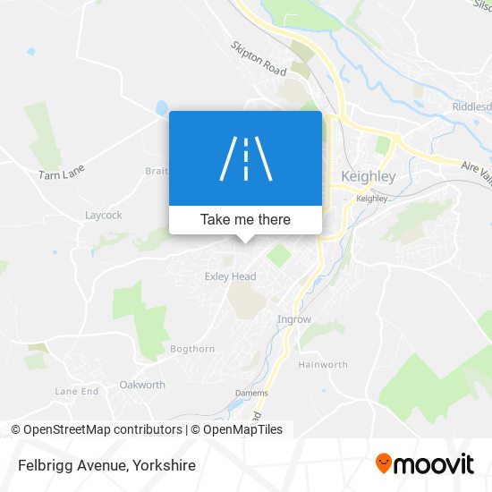Felbrigg Avenue map