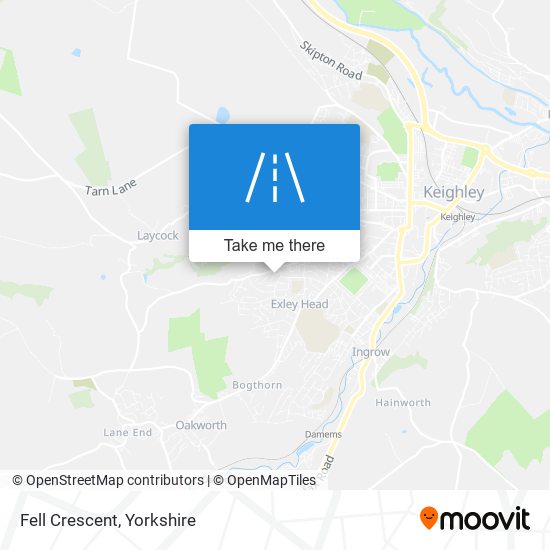 Fell Crescent map