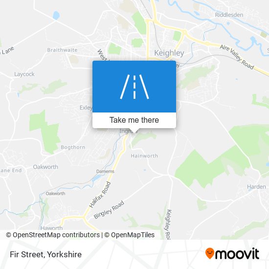 Fir Street map