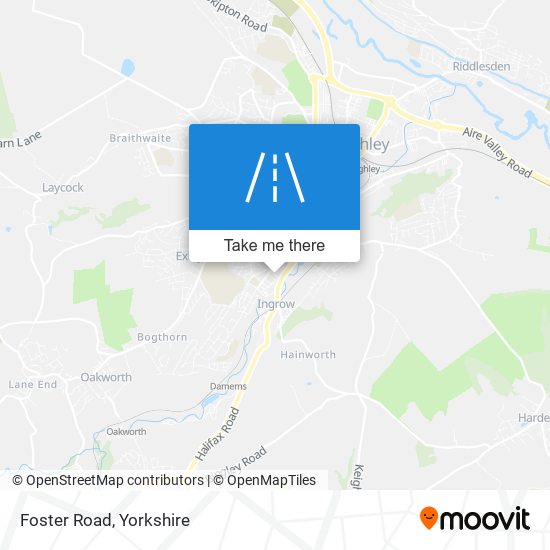 Foster Road map