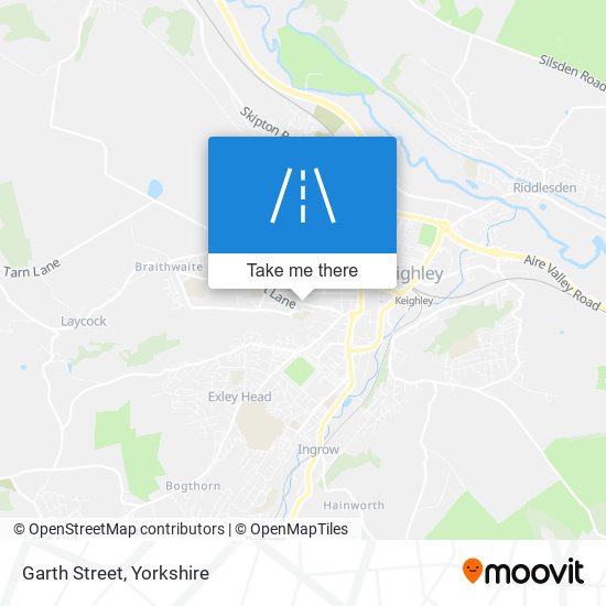 Garth Street map
