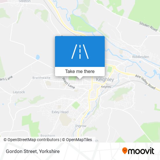 Gordon Street map