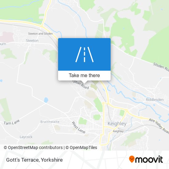 Gott's Terrace map