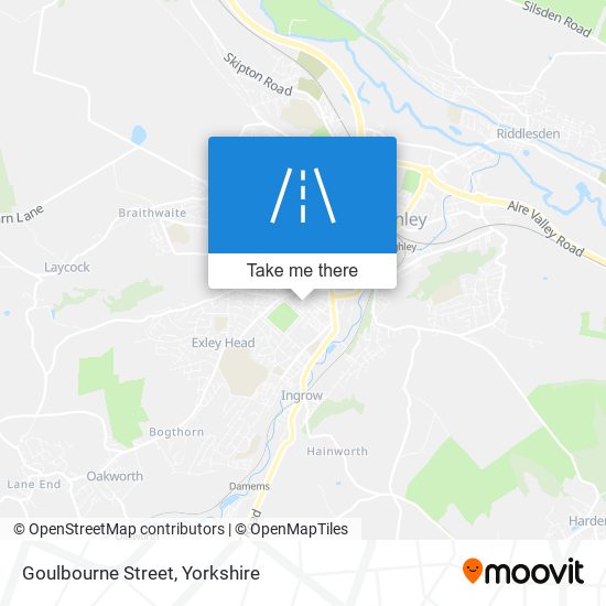 Goulbourne Street map