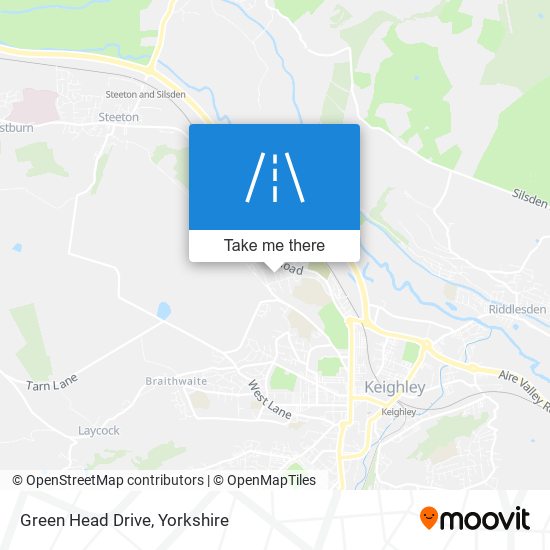 Green Head Drive map