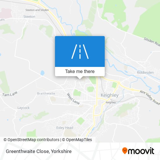 Greenthwaite Close map