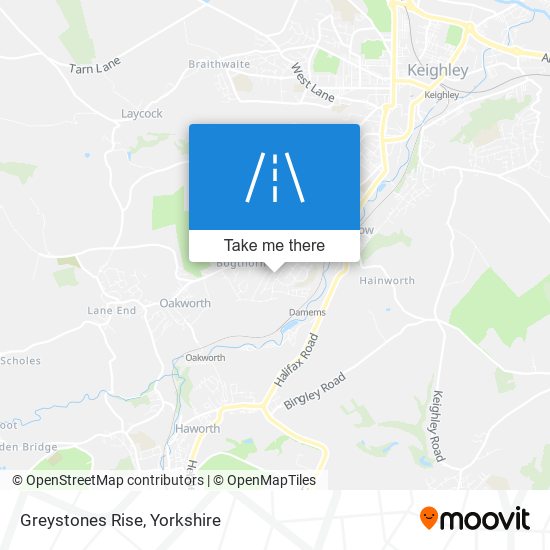 Greystones Rise map
