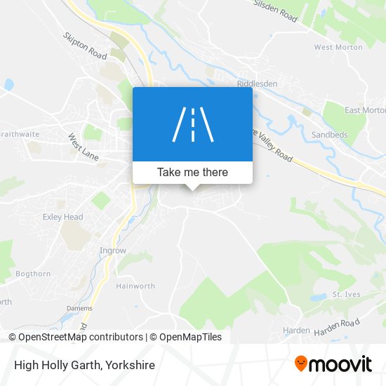 High Holly Garth map